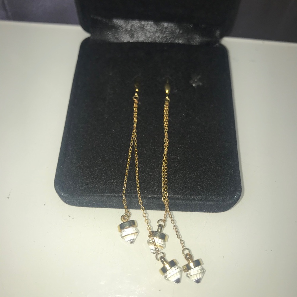 Jimmy Crystal New York dangle‎ earrings